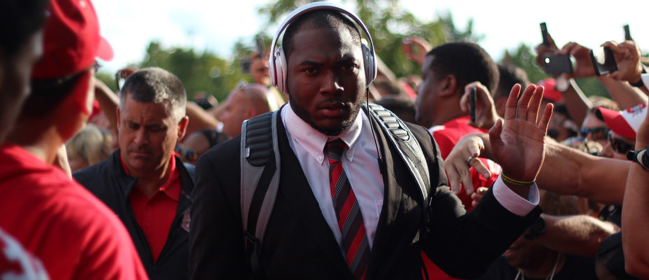 Tyquan Lewis looks to lead the Buckeyes' defensive line in 2016. 