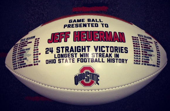 Ohio State - 2011-2014 TE - Jeff Heuerman (National Champion