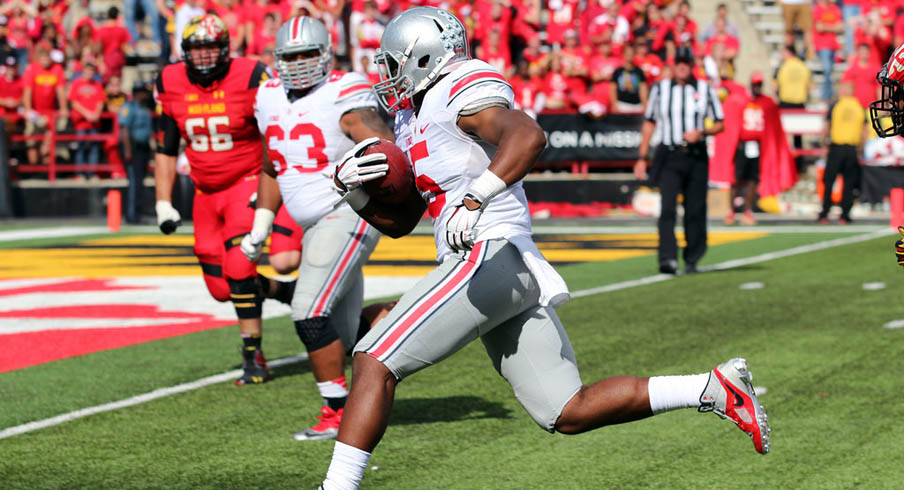 October 04: State Buckeyes linebacker Raekwon McMillan (5