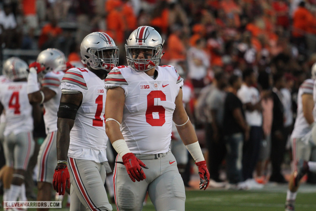 In Place of a Suspended Joey Bosa, Ohio State's Sam Hubbard Comes