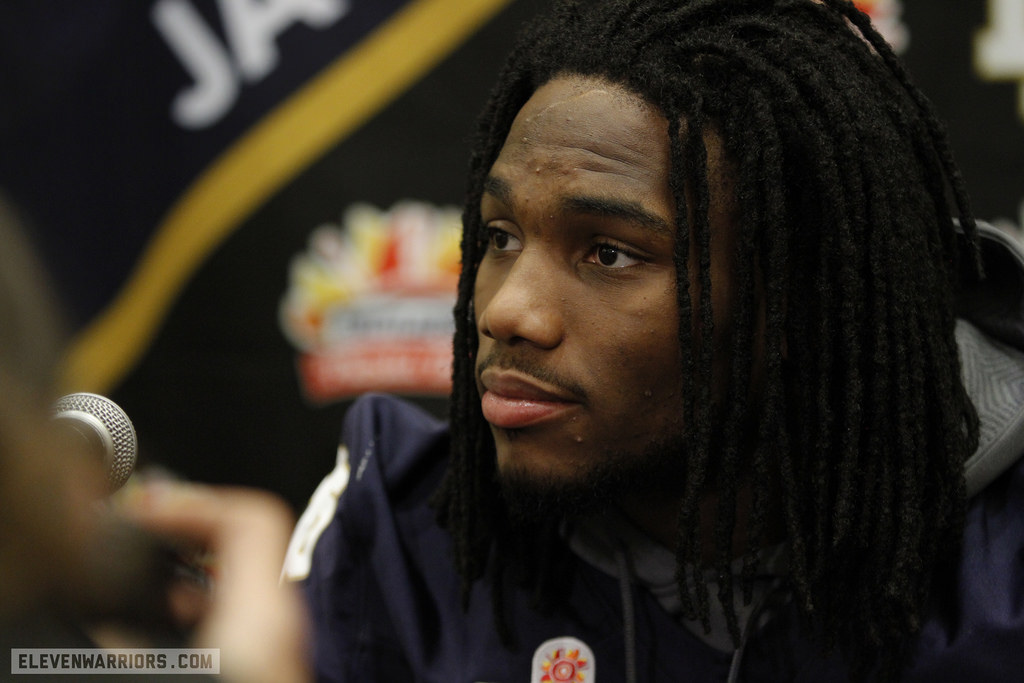 Notre Dame Football: Durham Smythe and His Favorite Irish Player, Jeff  Samardzija - One Foot Down