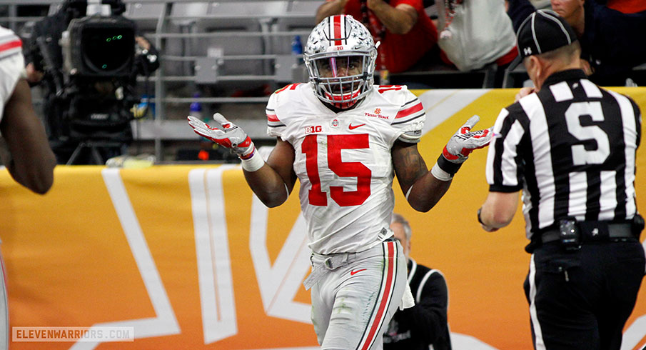 ESPN on X: Buckeyes take it! Ohio State gets four Zeke Elliott TDs, beats  Notre Dame 44-28 for fourth straight 12-win season.   / X