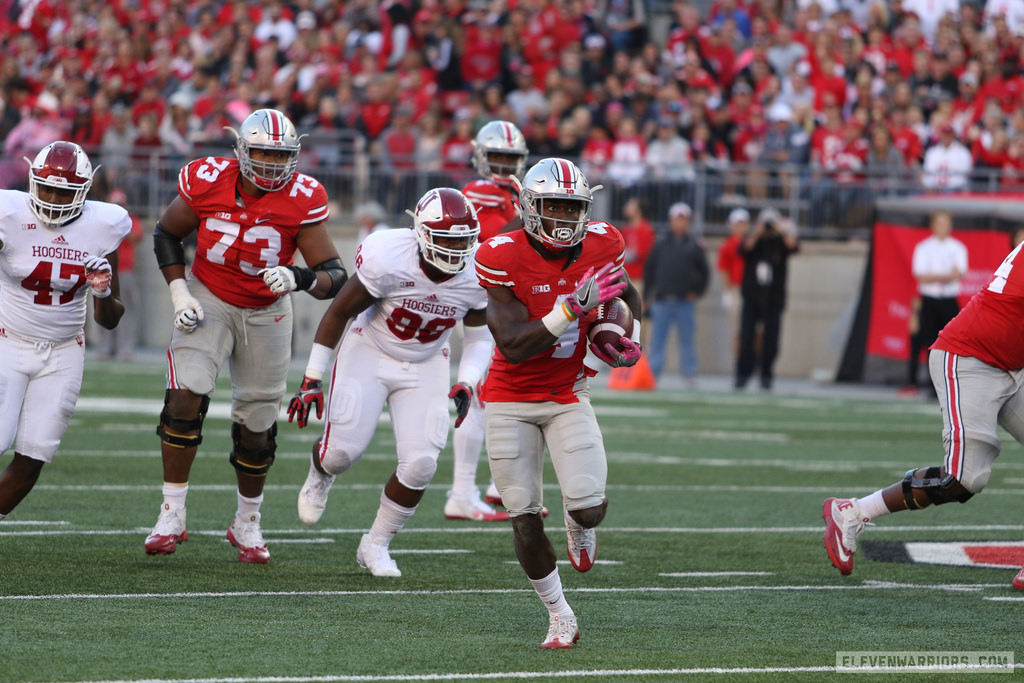 Curtis Samuel's emergence among bright spots at Ohio State spring