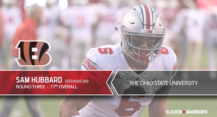 Bengals' third round (77): Ohio State defensive end Sam Hubbard