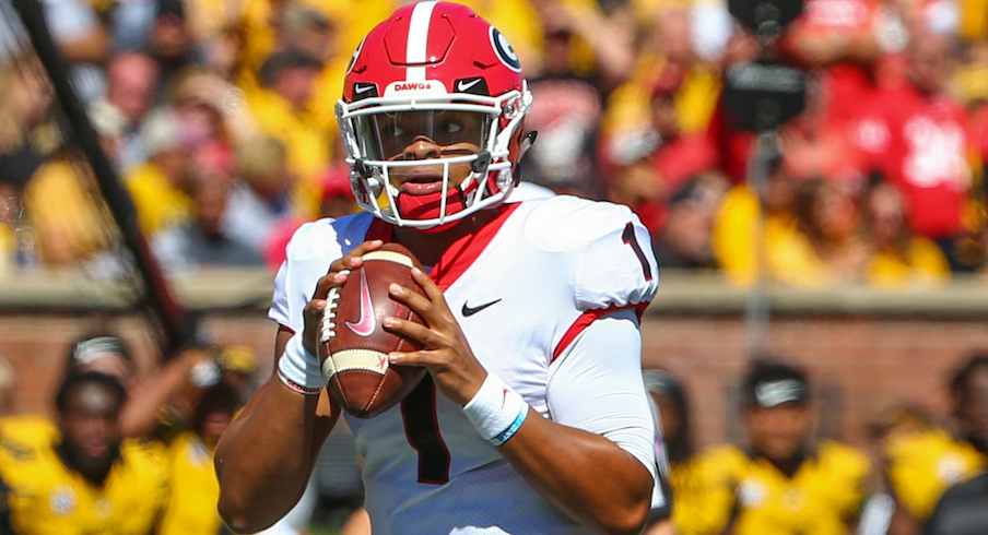 Why did Justin Fields transfer from Georgia? Tracking the star  quarterback's journey to Ohio State