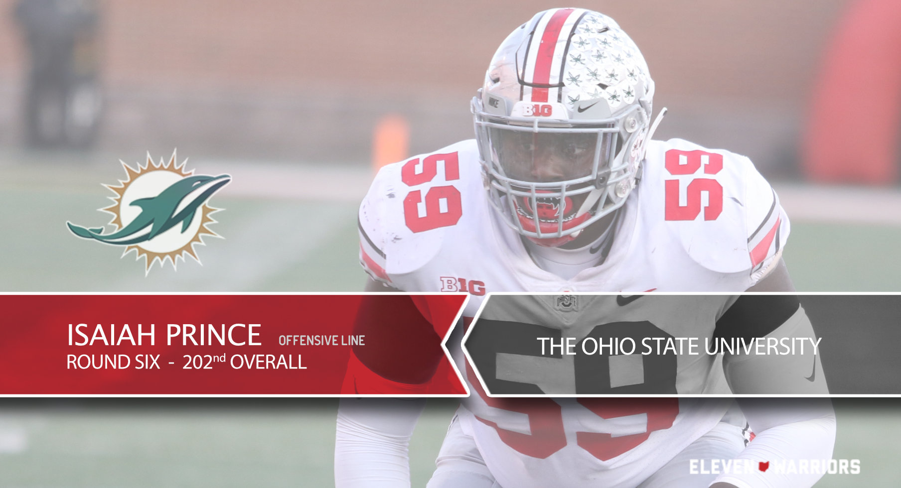 Isaiah Prince Selected By Miami Dolphins With No. 202 Overall Pick In 2019  NFL Draft – Buckeye Sports Bulletin