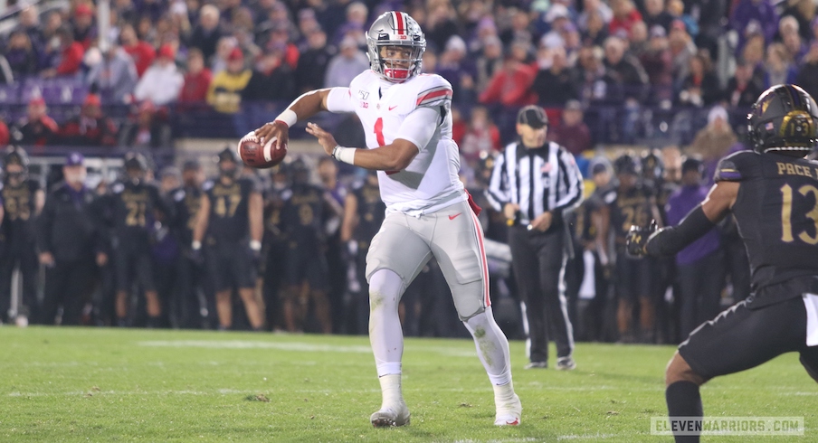 Northwestern Quotebook: Justin Fields' “God-given” Scrambling, J.K. Dobbins  Still Not Satisfied, Ohio State Turns Focus To Wisconsin