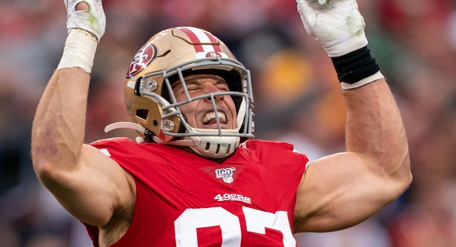 Former Ohio State football player Nick Bosa named Associated Press NFL  Defensive Rookie of the Year 