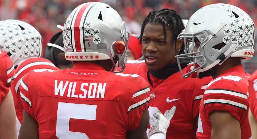 Early Enrollee Wide Receiver Garrett Wilson Making Strong First Impression  in Ohio State Spring Practice