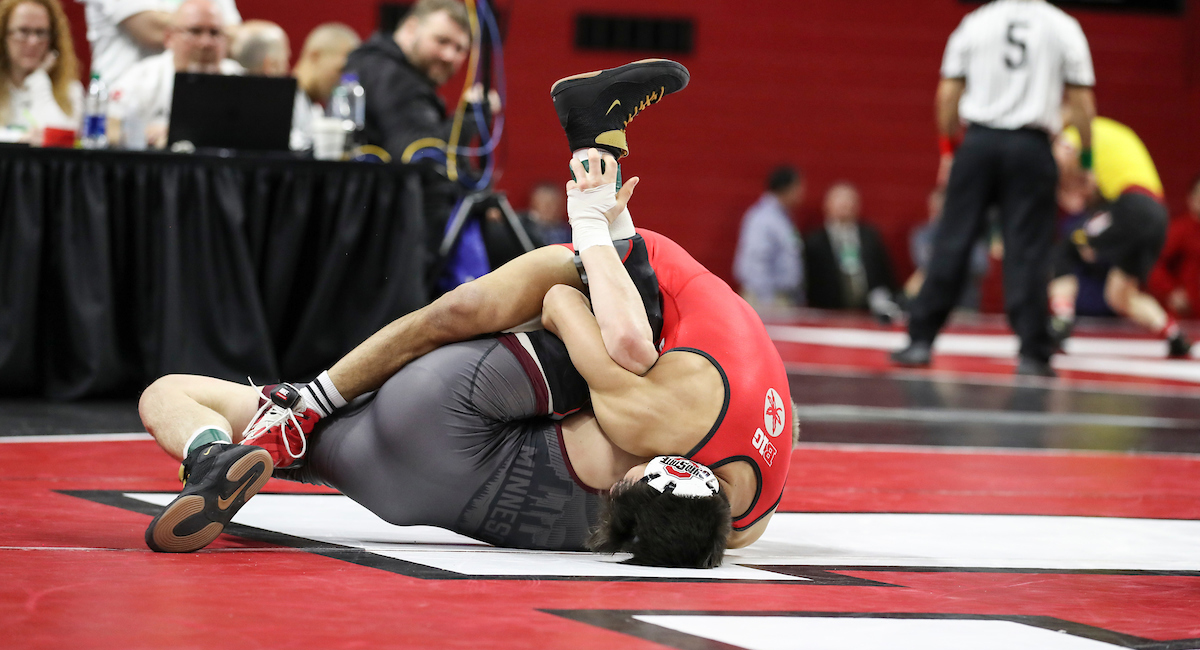 Photos: Big Ten Wrestling Semi-Finals and Wrestle Backs