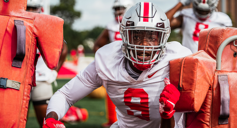 Larry Johnson Shielding Zach Harrison From Expectations While Acknowledging Very High Ceiling Of Ohio State S Defensive End Eleven Warriors