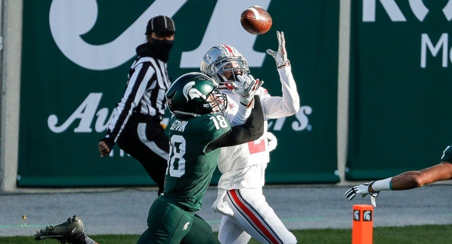 Five Things: Larry Johnson, Justin Fields and Chris Olave Lead Ohio State  to Blowout Win over Michigan State