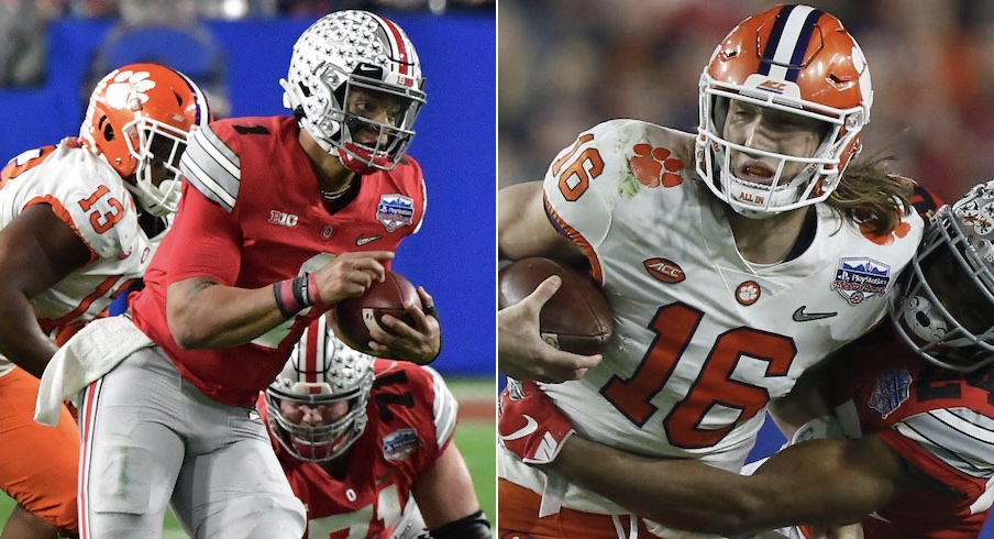 Ohio State's Justin Fields got a satisfying win over Clemson's Trevor  Lawrence, and looked good doing it: Post Game Time Decisions 