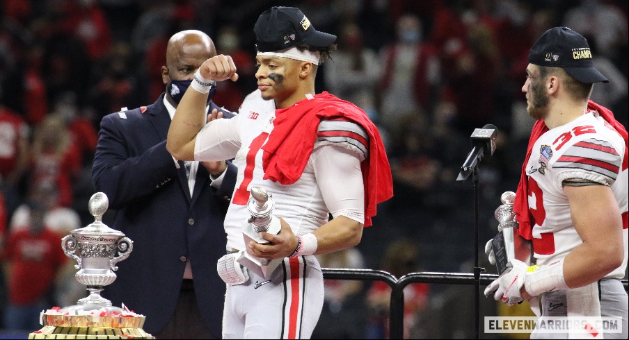 Ohio State's Justin Fields throws 6 TDs in Sugar Bowl [HIGHLIGHTS]