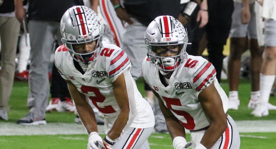 Buckeyes Chris Olave, Garrett Wilson already dominating 2022 NFL mock drafts