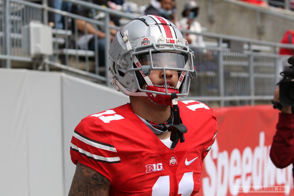 Garrett Wilson Turning Flashes Into Consistency Would Give Ohio State  Dangerous Duo Of Wide Receivers