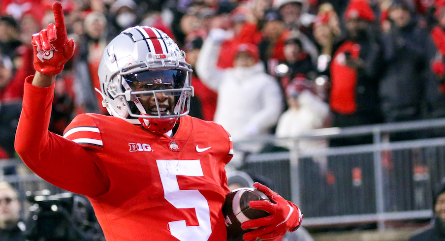 Why does Ohio State football's Garrett Wilson have one reception in two  games? 