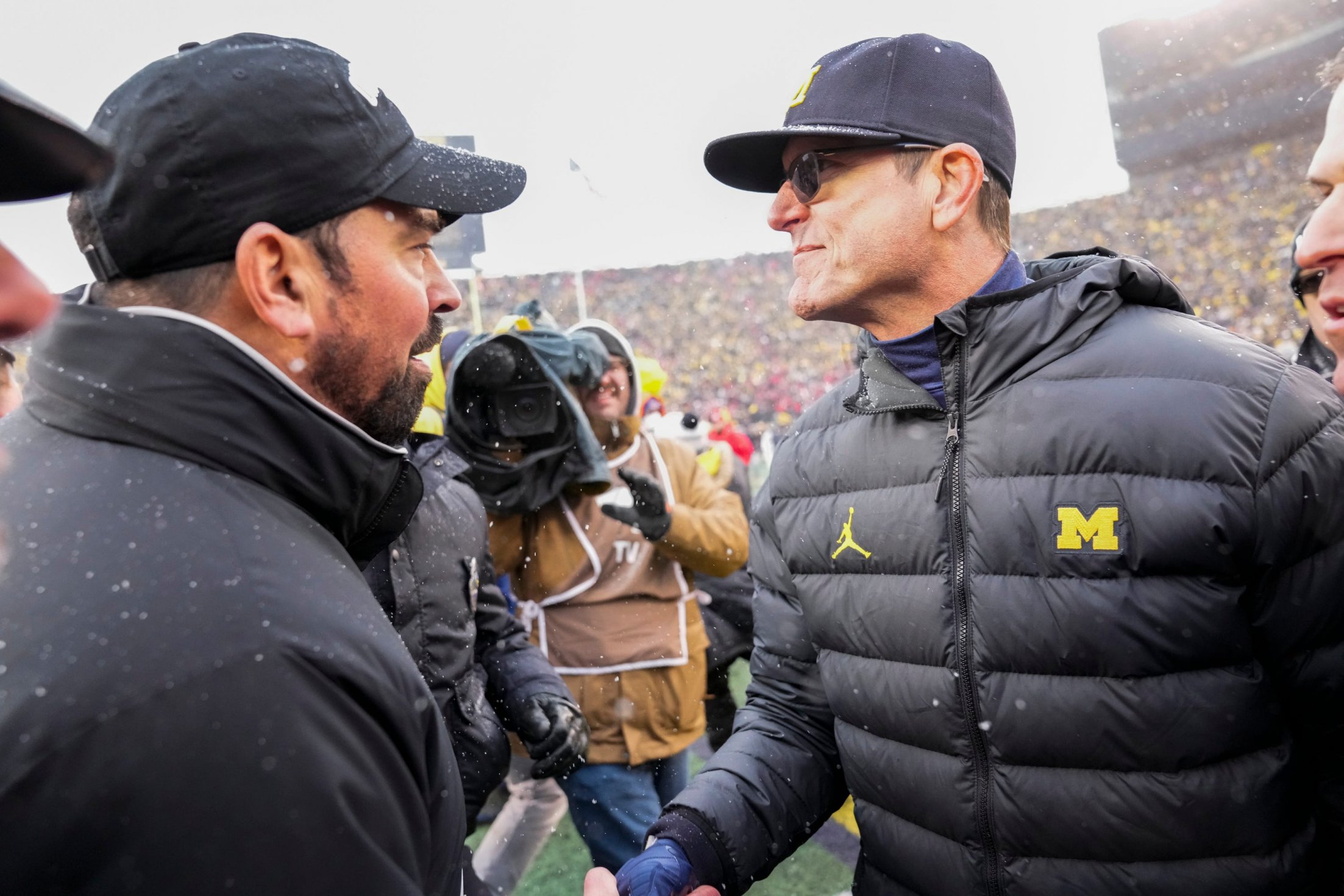 michigan head coach jim harbaugh the way it feels now this is just the beginning eleven warriors