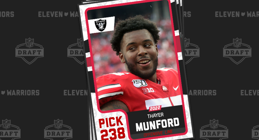 Thayer Munford goes off the board in the seventh round of the 2022 NFL draft