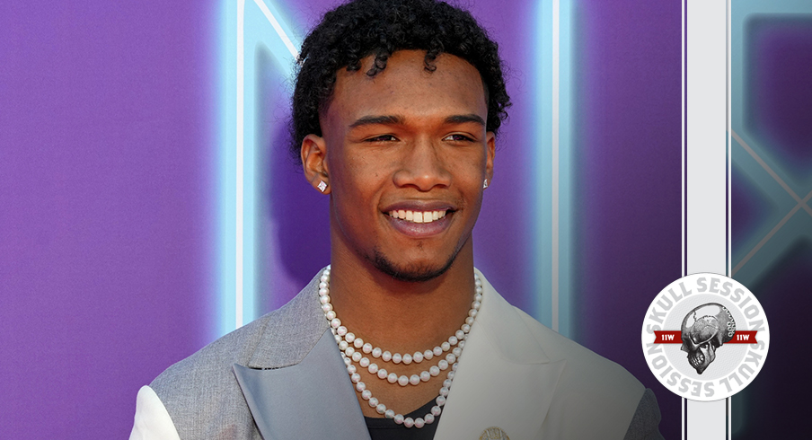 Garrett Wilson and His Pearls Stole the Show at the NFL Draft