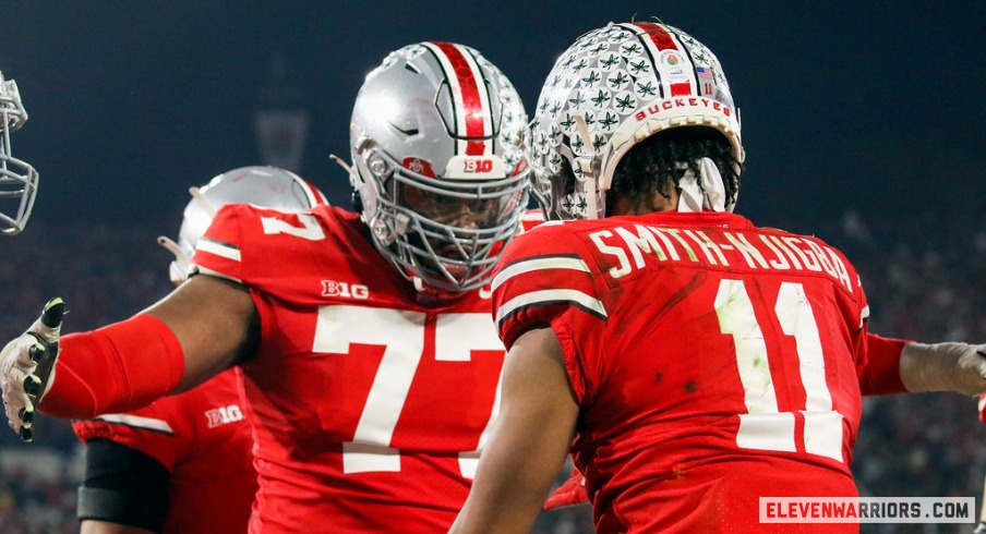 Paris Johnson raises ceiling, adds flexibility for Ohio State offensive