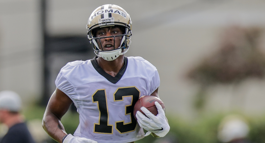 New Orleans Saints wide receiver Michael Thomas (13) plays against