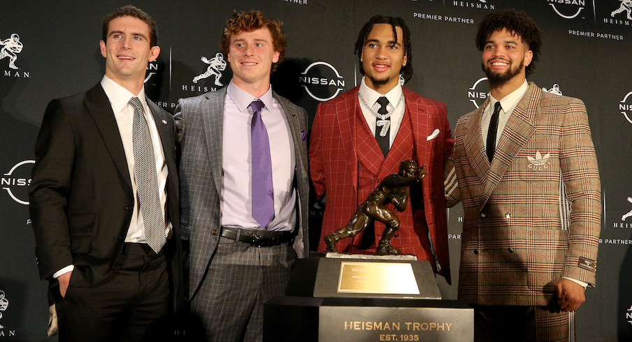 C.J. Stroud Finishes Third in Voting for 2022 Heisman Trophy