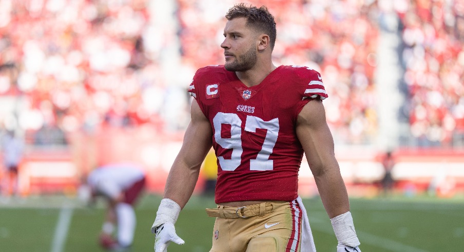 49ers' Nick Bosa captures NFL award for November dominance