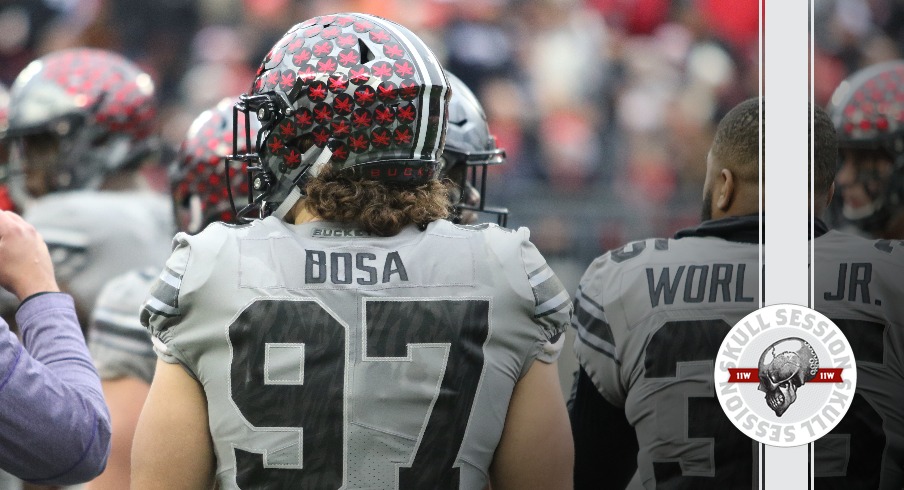 Ohio state shop football jersey bosa