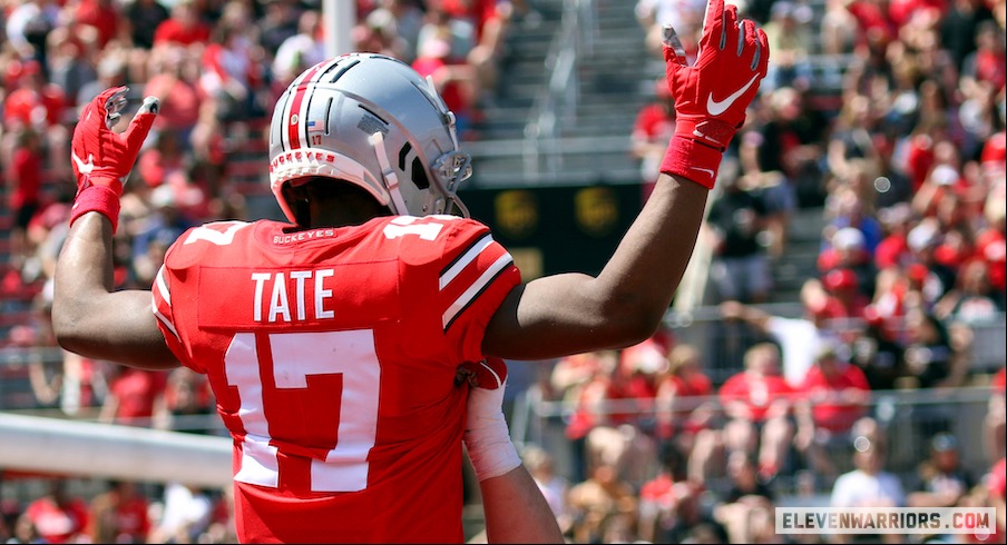 Football: Harrison Jr. believes freshman Tate can be one of Buckeye's  greatest receivers