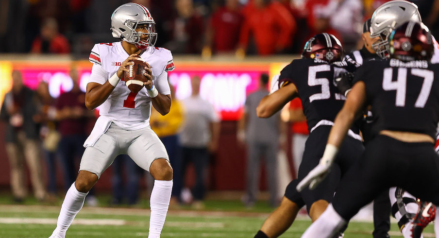 Dwayne Haskins Becomes First Ohio State Quarterback Ever to Eclipse 300  Passing Yards in Debut Start