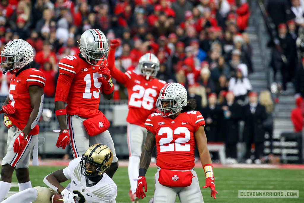 Linebacker Steele Chambers of The Ohio State Buckeyes