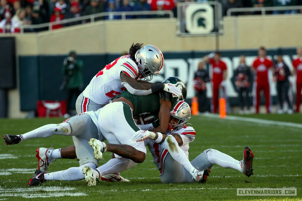 Linebacker Steele Chambers of The Ohio State Buckeyes