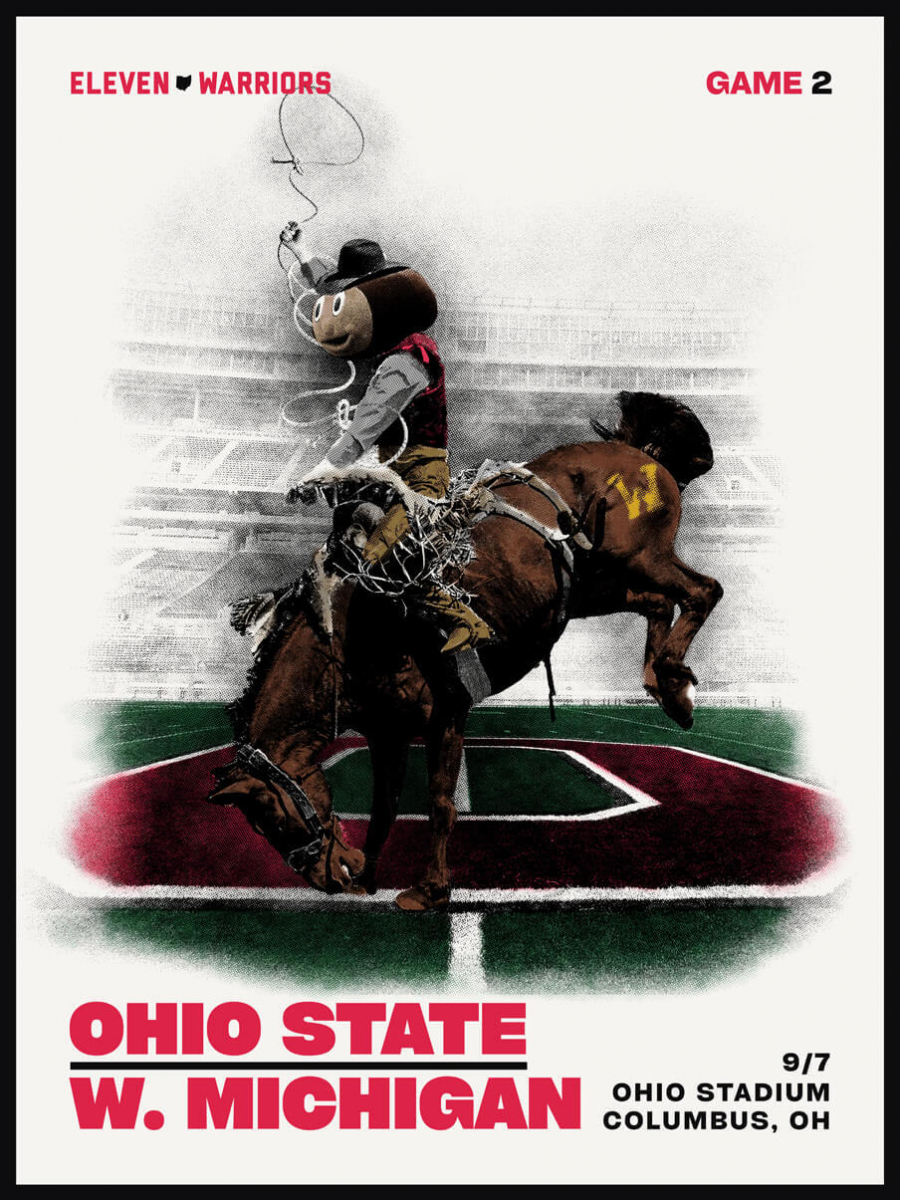 Western Michigan game poster