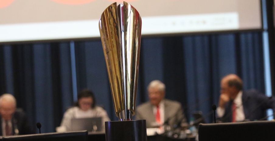 The national championship trophy