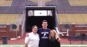 Chris Clark with Parents