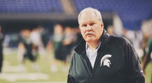 Jim Bollman at the 2013 Big Ten championship game