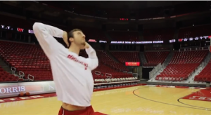 Frank Kaminsky dances to Taylor Swift