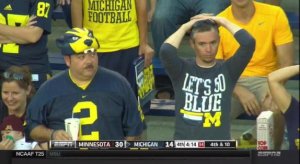 he'll yeah: sad michigan fans