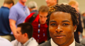 Corey clement at BTN media days.