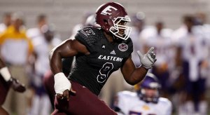 Eastern Kentucky defensive end Noah Spence