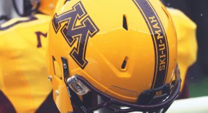 Minnesota is designing brick stickers for its helmets.