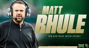 Matt Rhule hired by Baylor.