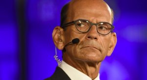 JIm Harbaugh trolls Pete Finebaum.