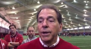 Nick Saban defends Rueben Foster