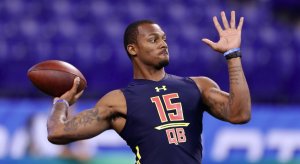 Deshaun Watson at the NFL combine.