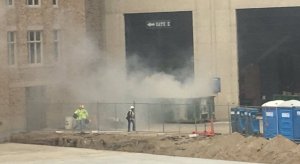 Notre Dame dumpster fire stadium.