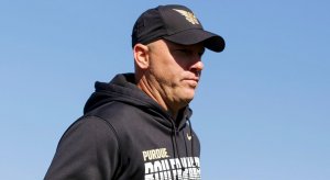 Purdue head coach Jeff Brohm