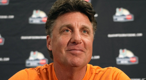 Oklahoma State coach Mike Gundy roasted Connor Stalions