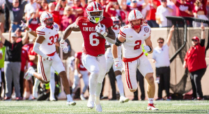 Indiana’s Justice Ellison runs for a touchdown vs. Nebraska